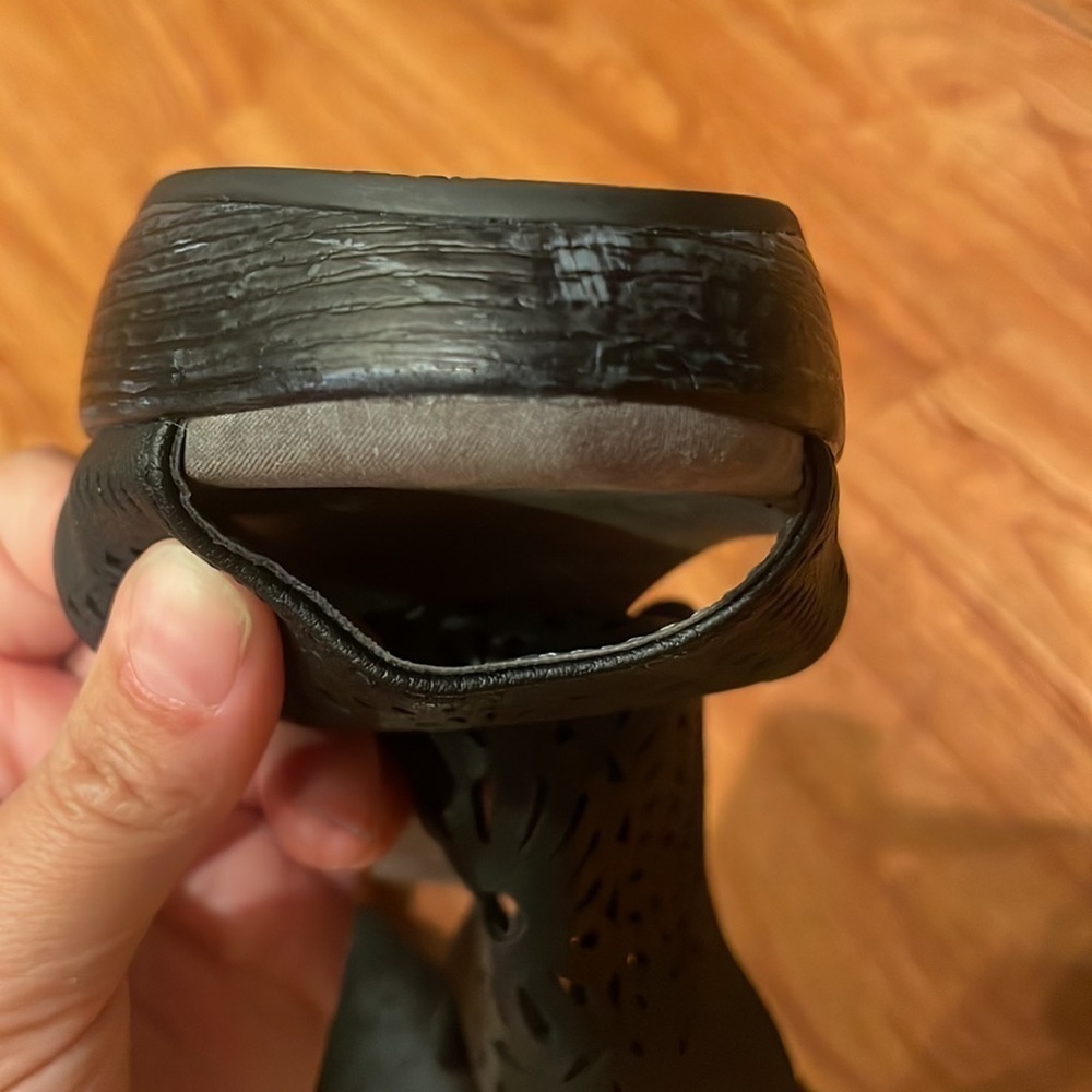 Jbu wedges womens size7.5 black​​​​​​​​​ - Picture 6 of 8